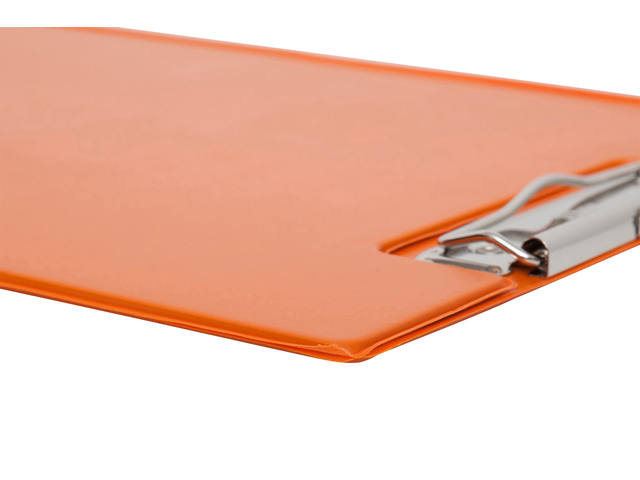 Klembordmap MAUL A4 staand penlus PVC neon oranje