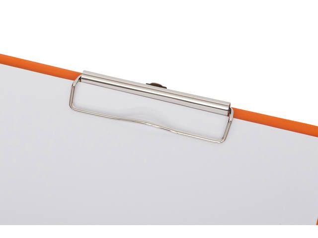 Klembordmap MAUL A4 staand penlus PVC neon oranje