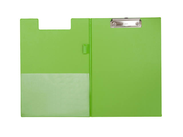 Klembordmap MAUL A4 staand penlus PVC neon groen