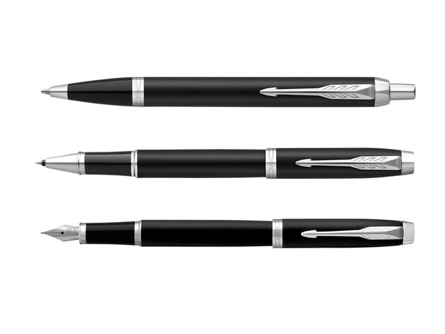 Rollerpen Parker IM CT F mat zwart