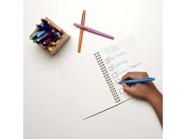Fineliner Paper Mate Flair Pastel blister 6 kleur