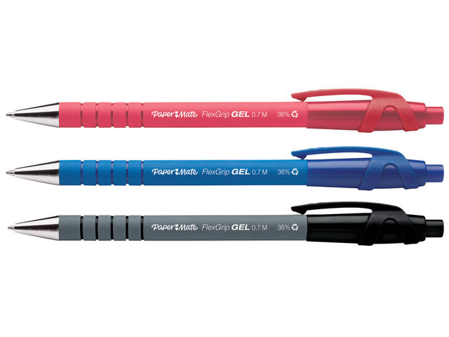Gelschrijver Papermate FlexGrip M blauw