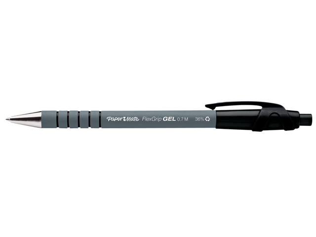 Gelschrijver Papermate FlexGrip M zwart