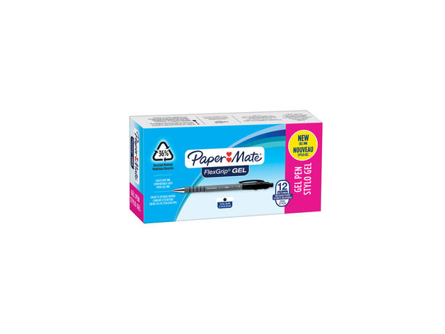 Gelschrijver Papermate FlexGrip M zwart