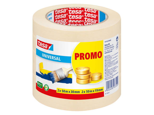Afplaktape tesa Economy promopack