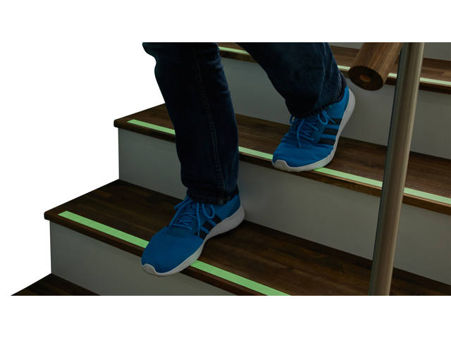 Anti-slip tape tesa 5mx25mm fluoriserend