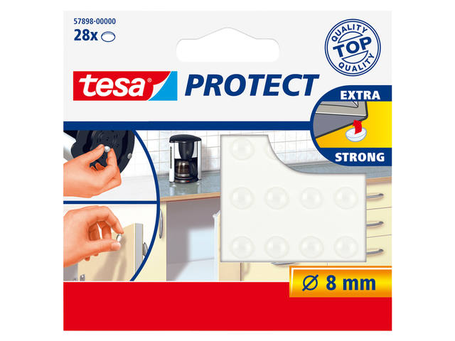 Anti-slip en geluiddempers tesa rnd D 8mm tr 28st