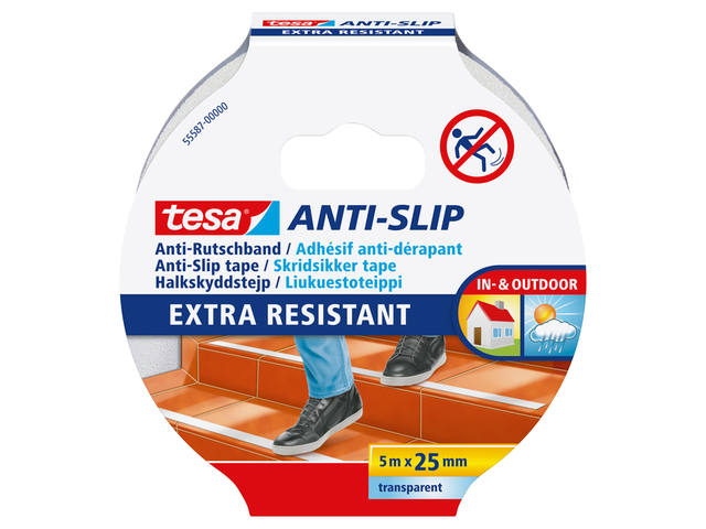 Anti-slip tape tesa 5mx25mm transparant