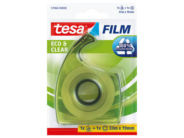 Plakband handdisp tesafilm  eco 33mx19mm tr bm