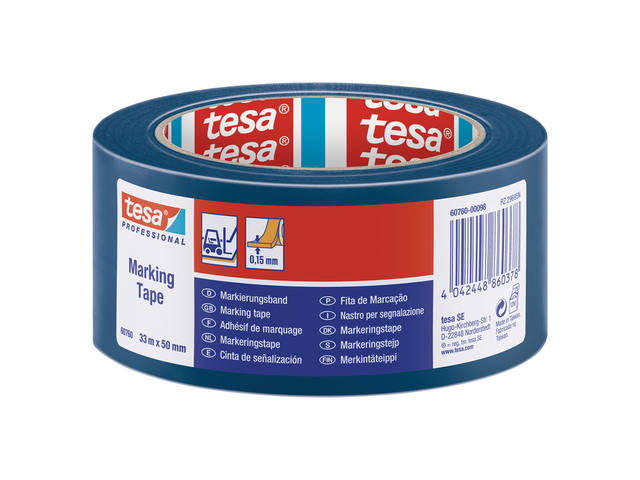 Markeringstape tesa  Prof 60760 PV1 50mmx33m bl