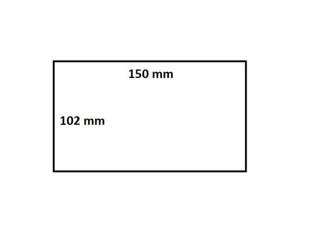 Labeletiket IEZZY 3005281-t 102x150mm 19mm wit