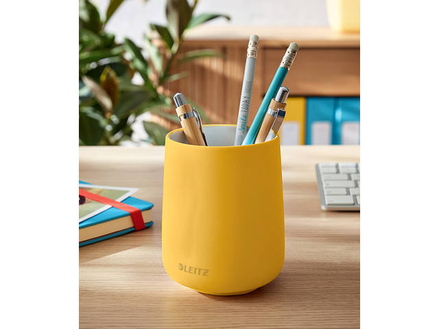 Pennenhouder Leitz Cosy geel