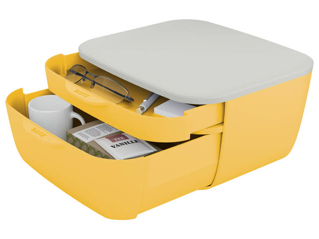 Ladenblok Leitz Cosy 2 laden geel
