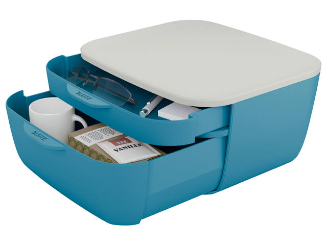 Ladenblok Leitz Cosy 2 laden blauw
