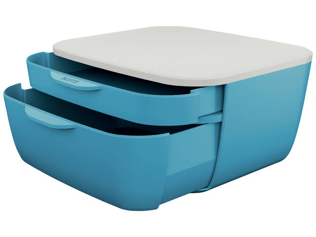 Ladenblok Leitz Cosy 2 laden blauw