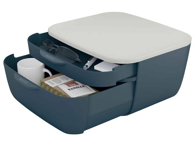Ladenblok Leitz Cosy 2 laden grijs