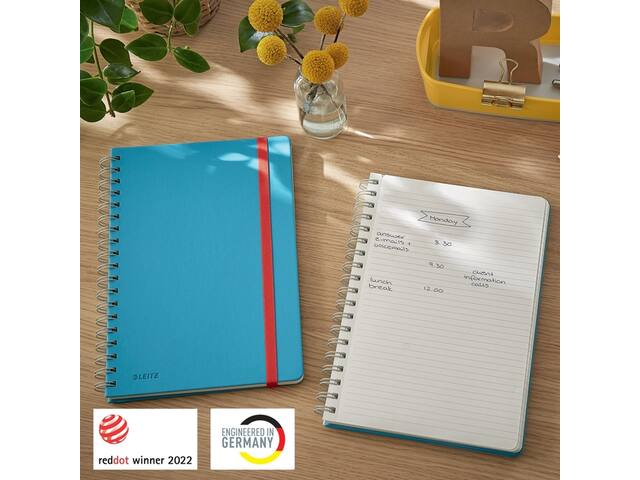 Notitieboek Leitz Cosy B5 160blz sp lijn bl