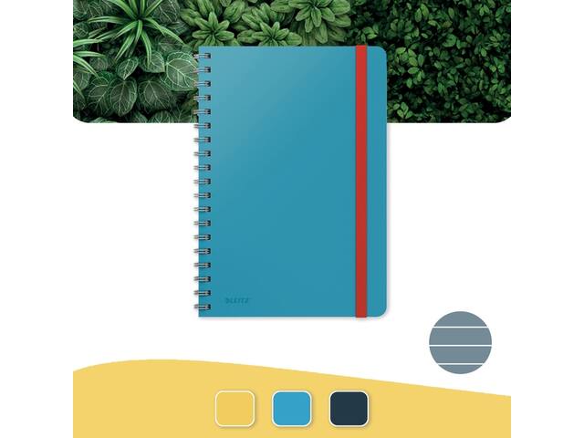 Notitieboek Leitz Cosy B5 160blz sp lijn bl