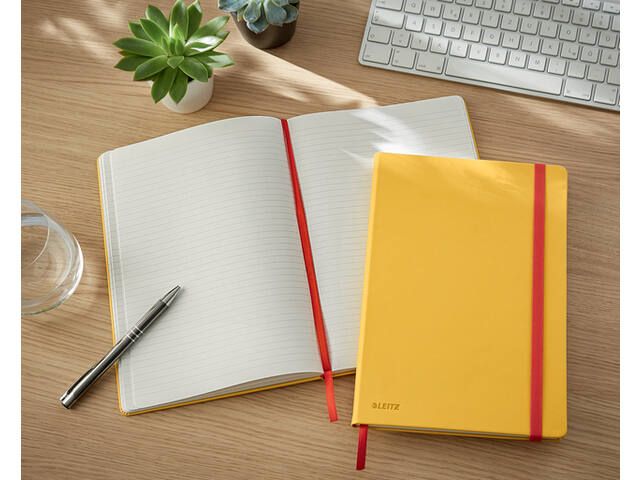 Notitieboek Leitz Cosy B5 160 blz sp lijn gl