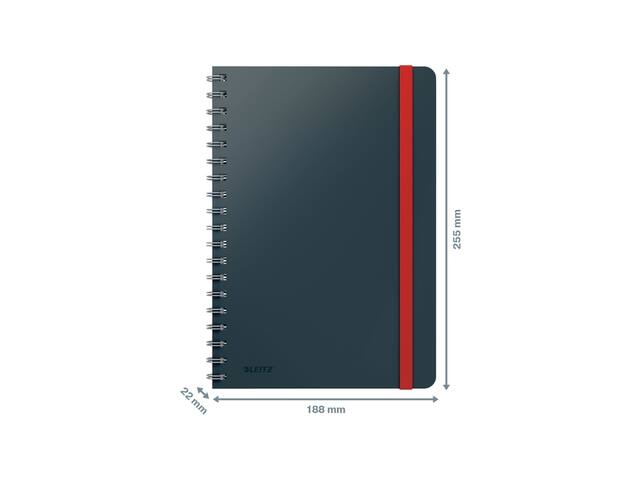 Notitieboek Leitz Cosy B5 160blz 100gr sp lijn gs