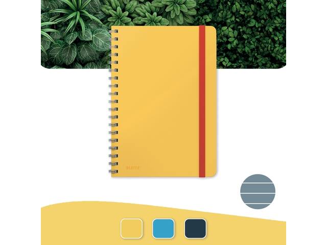 Notitieboek Leitz Cosy B5 160 blz sp lijn gl