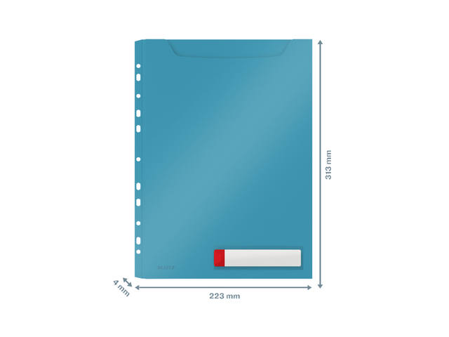 U-map Leitz Cosy harmonica A4 perforatie PP bl