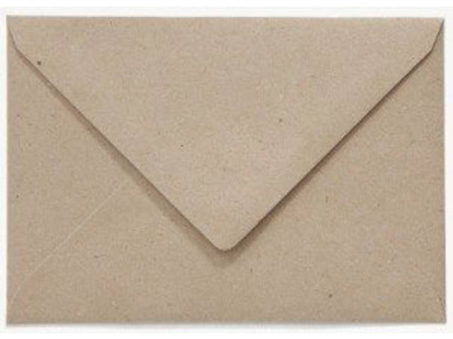Envelop Papicolor EA5 156x220mm kraft grijs
