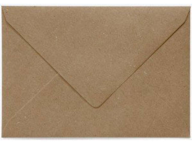Envelop Papicolor EA5 156x220mm recycled kraft br