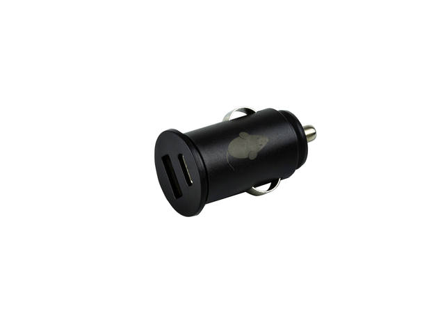 Autolader Green Mouse USB A 1x USB C 1x 2.4A zwart