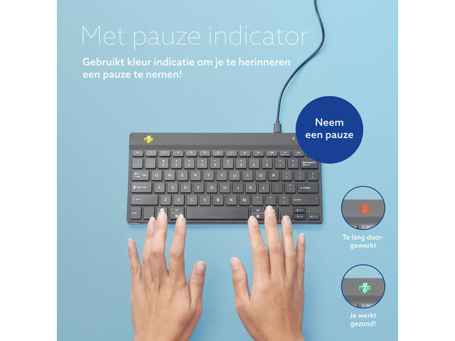 Toetsenbord R-Go Ergonomisch Compact Break QWERTY