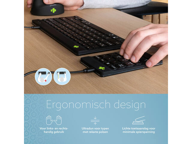 Toetsenbord R-Go Ergonomisch Numpad Break Draad