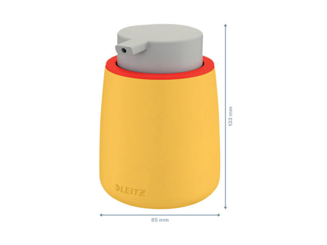 Handzeepdispenser Leitz cosy 300ml geel