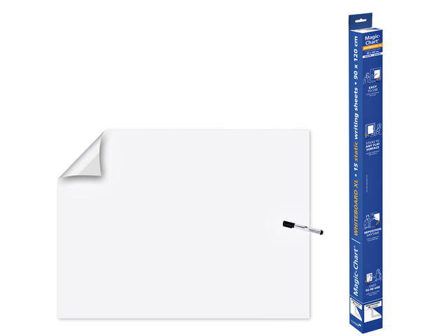 Magic Chart Legamaster whiteb XL 90x120cm wt 15v