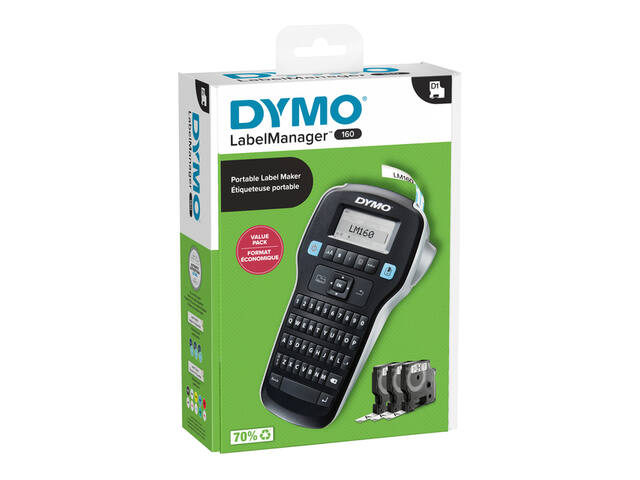 Labelprinter Dymo LabelManager 160 qwerty 12mm pak