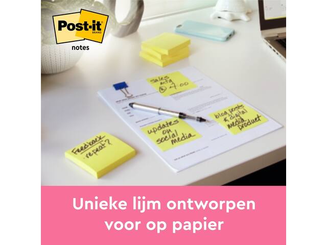 Memoblok Post-it Notes 6810 38x51mm canary yellow