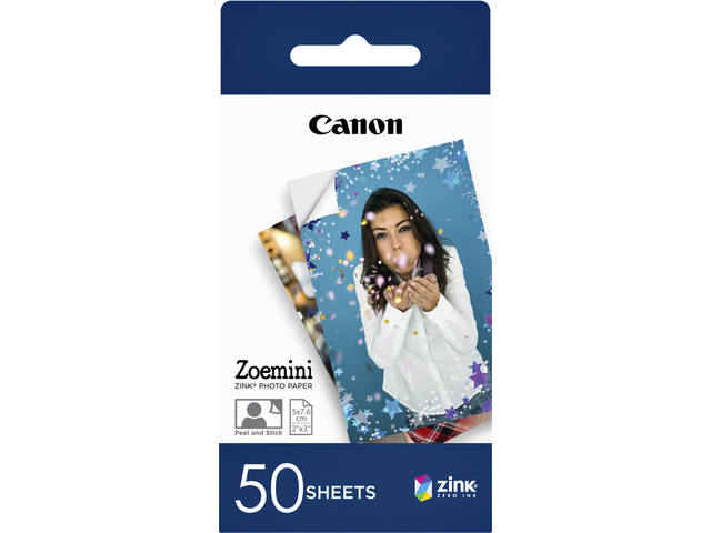 Fotopapier Canon Zink ZP-2030 5x7.6cm 50vel