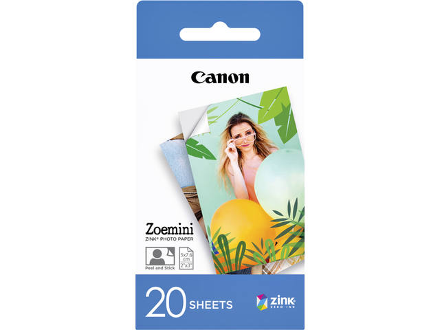Fotopapier Canon Zink ZP-2030 5x7.6cm 20vel