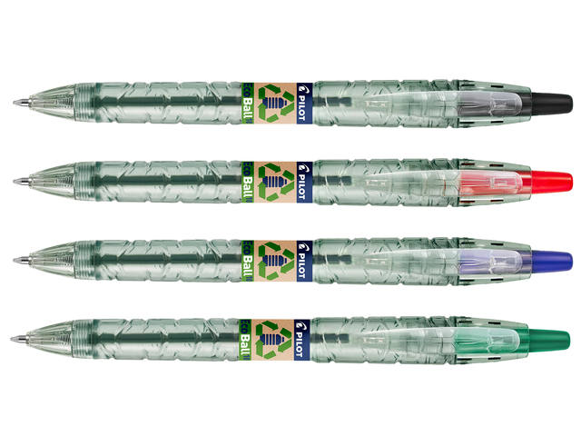 Balpen PILOT Begreen B2P EcoBall M zwart
