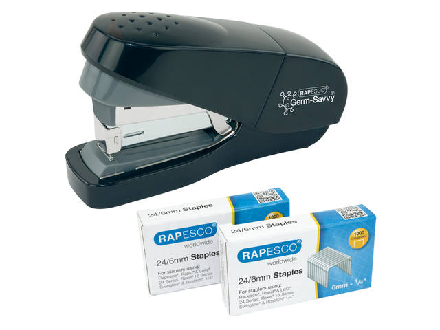 Nietmachine Rapesco Germ-Savvy zwart