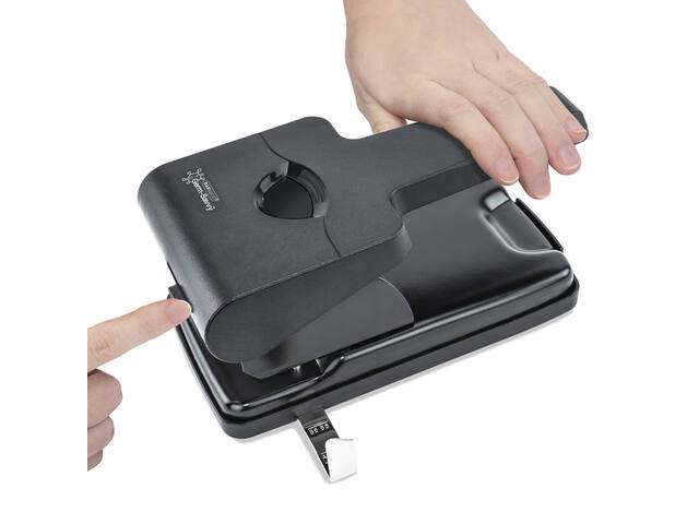 Perforator Rapesco Germ-Savvy HD865-P 2gaats zwart