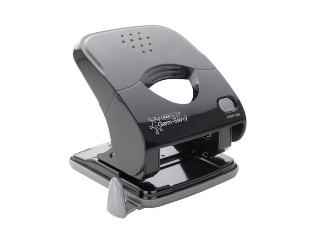 Perforator Rapesco Germ-Savvy X5-40ps 2gaats zwart