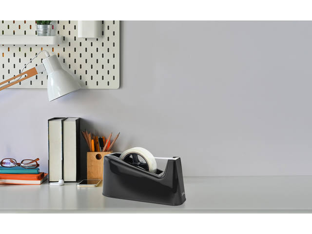 Plakbandhouder Rapesco Germ-Savvy 500 zwart