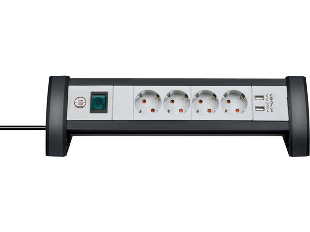Stekkerdoos Brennenstuhl  Prem 4vdig 1.8m wt/gs