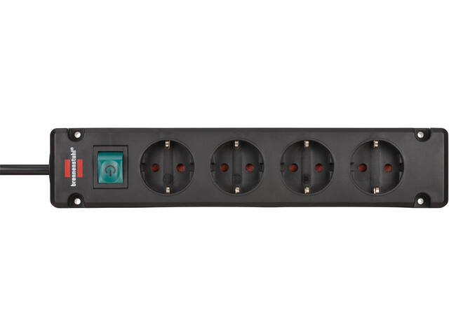 Stekkerdoos Brennenstuhl Bremounta 4vdig 1.5m zw