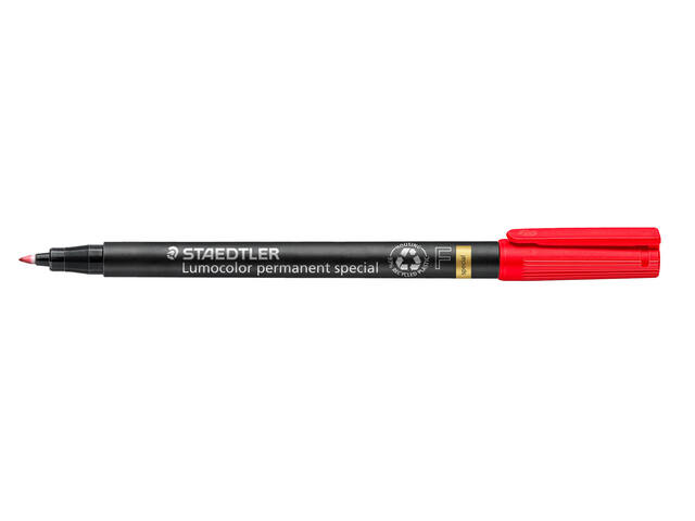Viltstift Staedtler OHP Lumo F 319 perm special rd