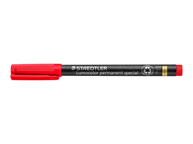 Viltstift Staedtler OHP Lumo F 319 perm special rd