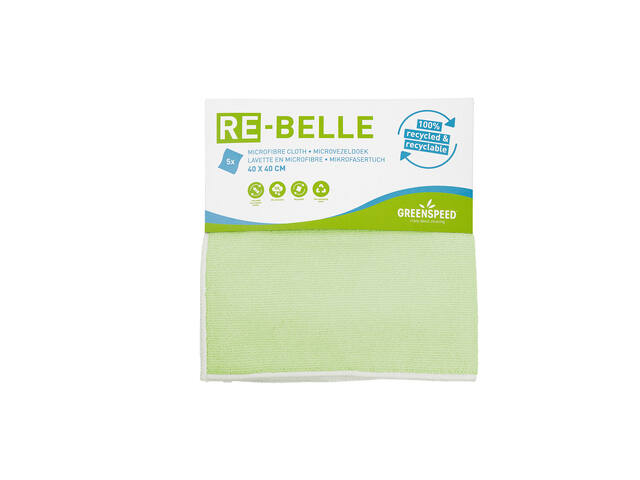Microvezeldoek Re-belle 40x40cm groen