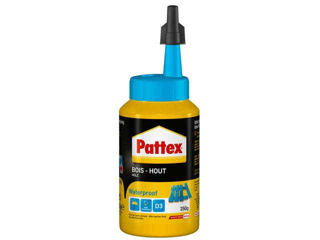 Houtlijm Pattex D3 Waterproof 250ml