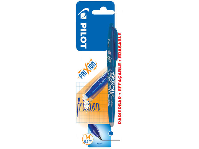Rollerpen PILOT friXion BL-FR7 M blister blauw
