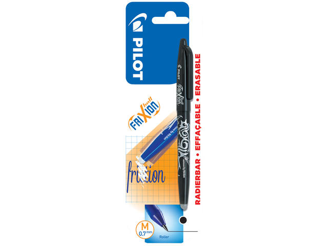 Rollerpen PILOT friXion BL-FR7 M blister zwart